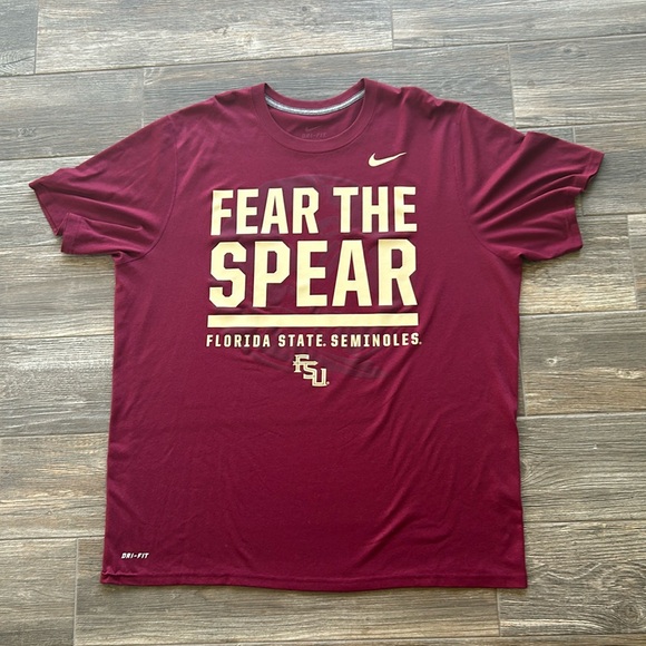 Men’s Nike Florida State Seminoles short sleeve dry fit - Picture 1 of 8